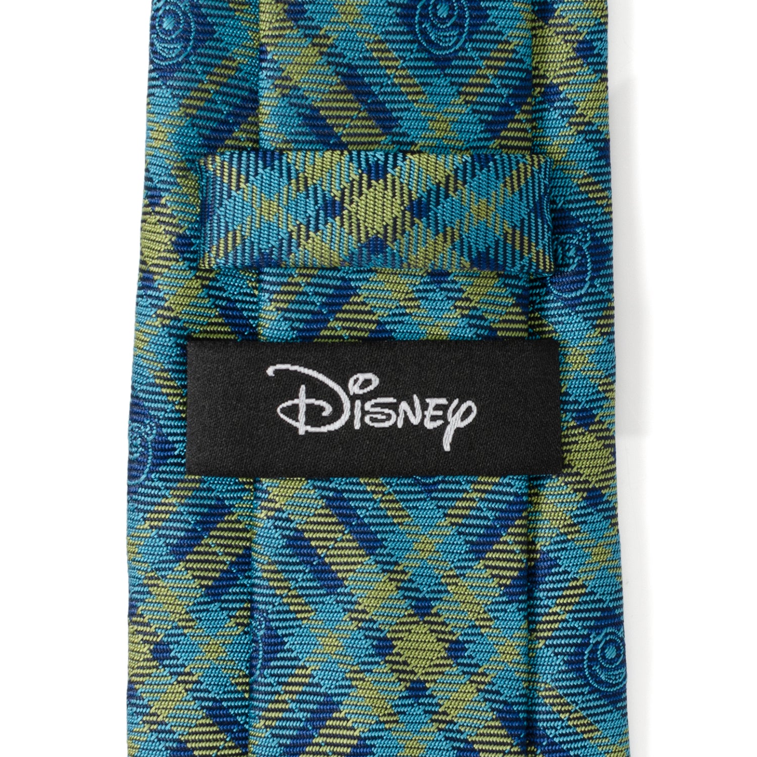 Monsters Inc Plaid Blue Green Tie Image 5