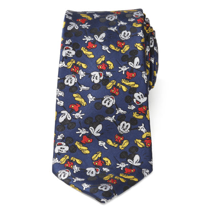 Mickey Action Navy Men's Tie Image 3