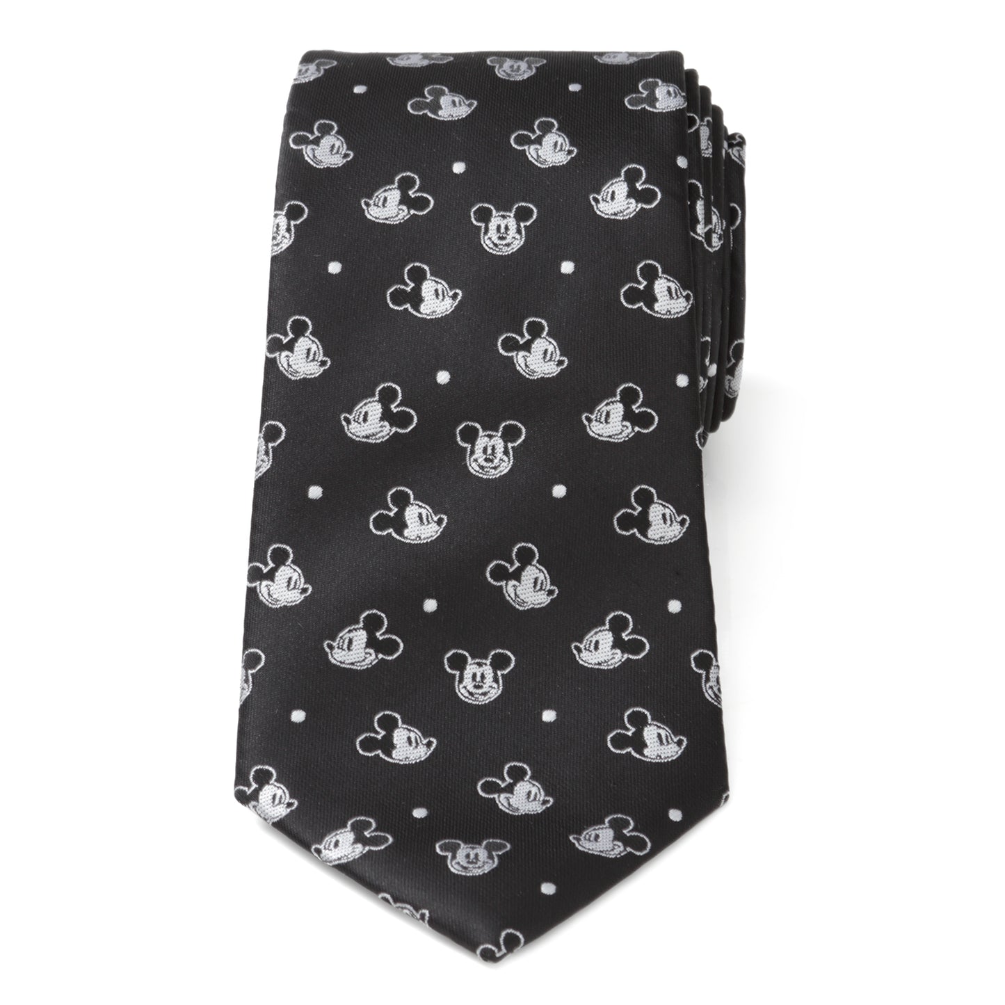 Mickey Dot Black Men's Tie
 Image 3