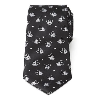 Mickey Dot Black Men's Tie
 Image 3