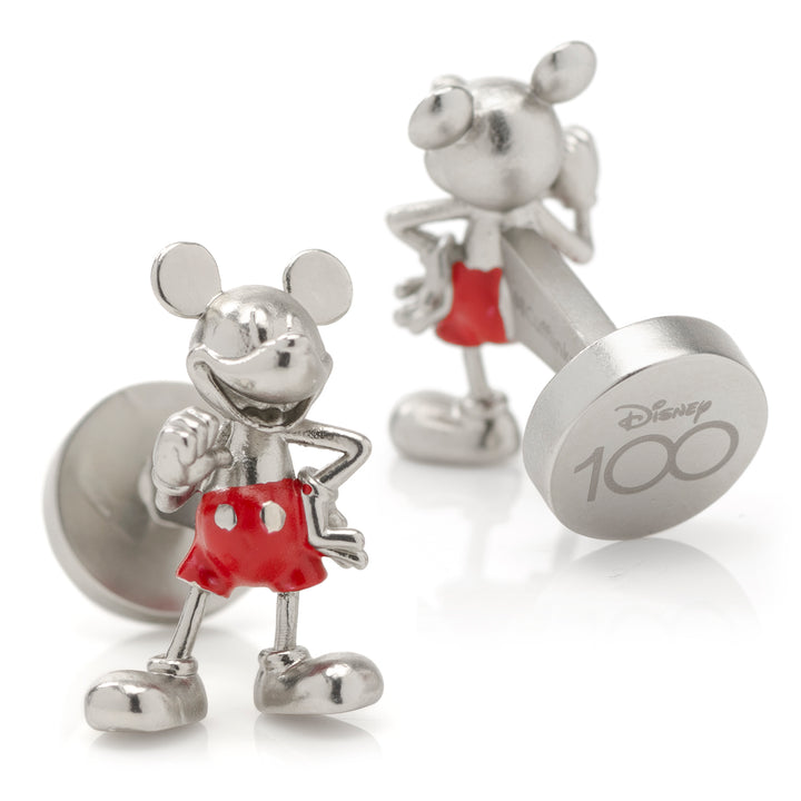 D100 Mickey Mouse 3D Enamel Cufflinks Image 2