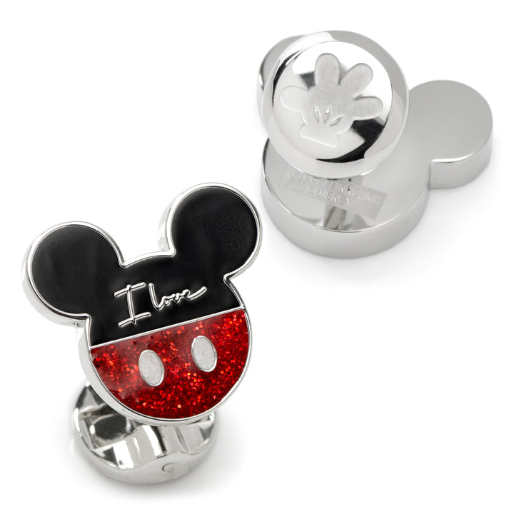 Mickey Minnie "I Love Us" Cufflinks Image 2