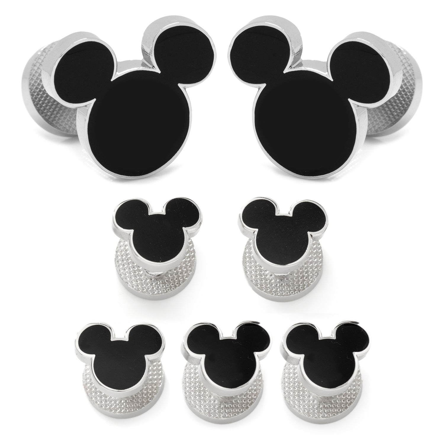 Mickey Mouse Silhouette Stud Set Image 1