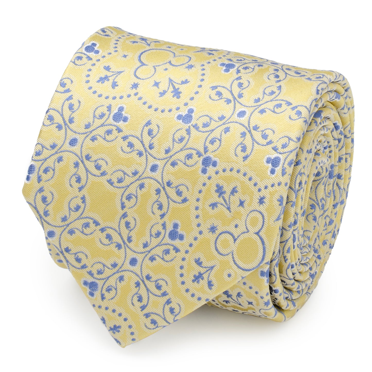 Mickey Yellow Multi Men's Tie Image 1