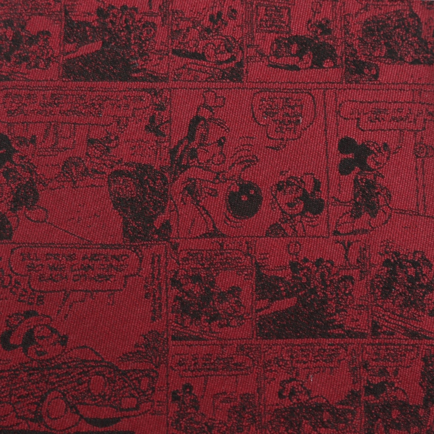 Mickey Mouse Comic Red Men's Tie Image 3