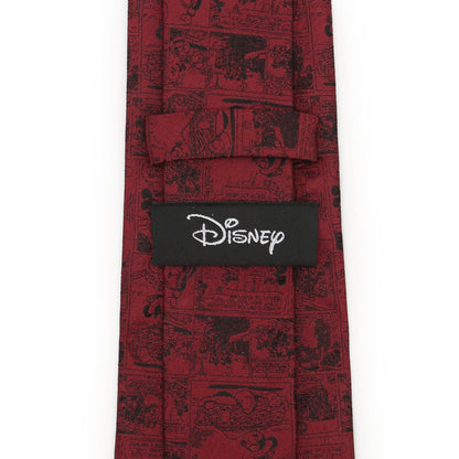 Mickey Mouse Comic Red Men's Tie Image 4