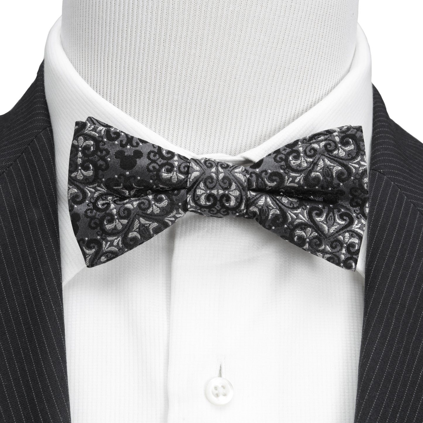 Mickey Mouse Damask Tile Bow Tie Image 2