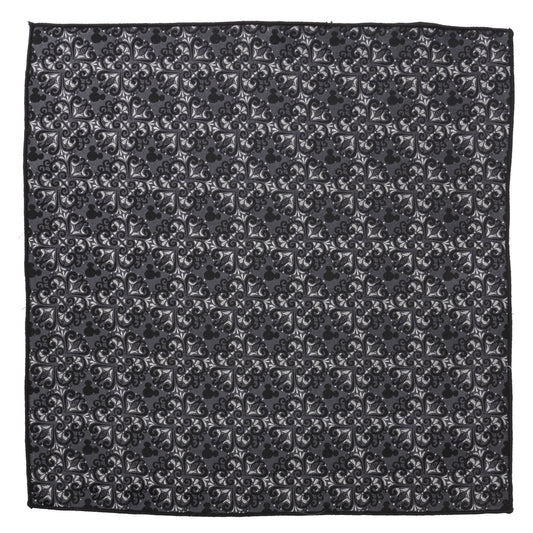 Mickey Mouse Damask Tile Pocket Square Image 1