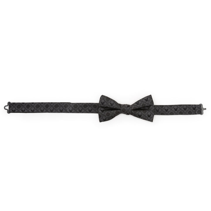 Mickey Mouse Pattern Black Bow Tie Image 5