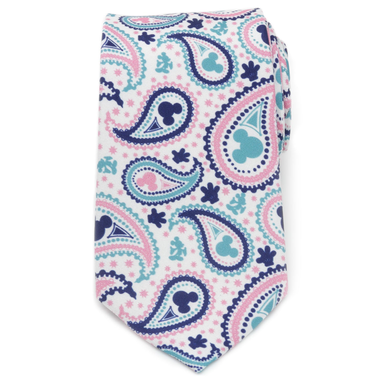 Mickey Mouse Paisley Multi Men's Tie Image 3