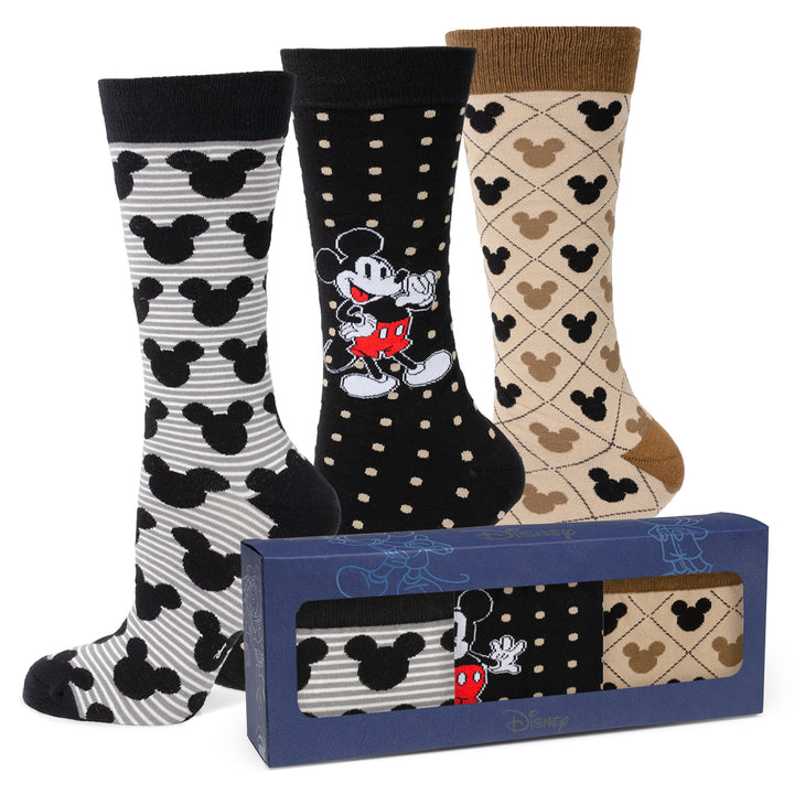 Mickey Mouse Variety 3 Pair Sock Gift Set Image 2