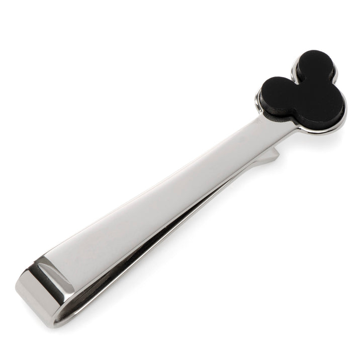 Mickey Mouse Onyx Stainless Steel Tie Bar Image 1