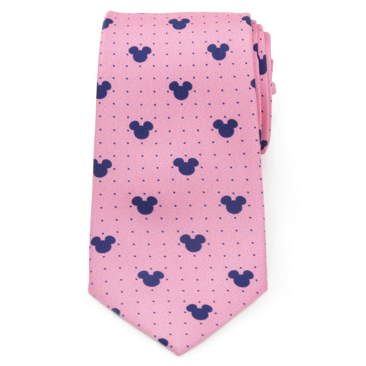 Mickey Mouse Dot Pink Tie and Pocket Square Gift Set Image 5