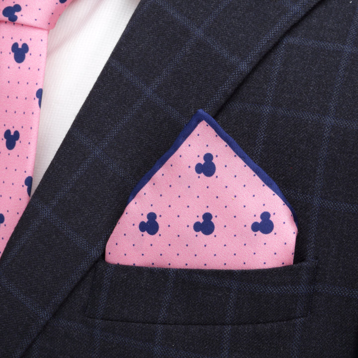 Mickey Mouse Dot Pink Tie and Pocket Square Gift Set Image 7