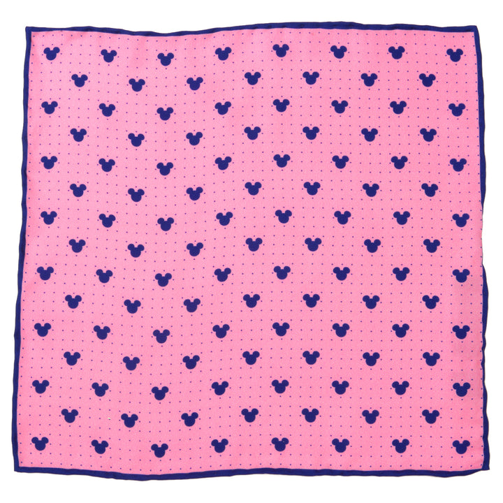 Mickey Mouse Dot Pink Pocket Square Image 1