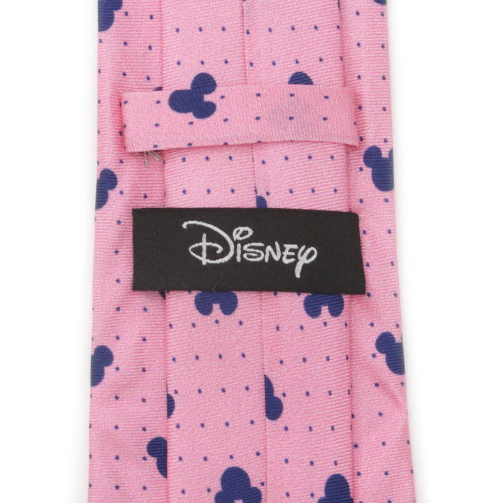 Mickey Mouse Dot Pink Men's Tie Image 4