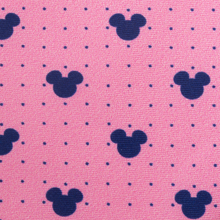 Mickey Mouse Dot Pink Men's Tie Image 5