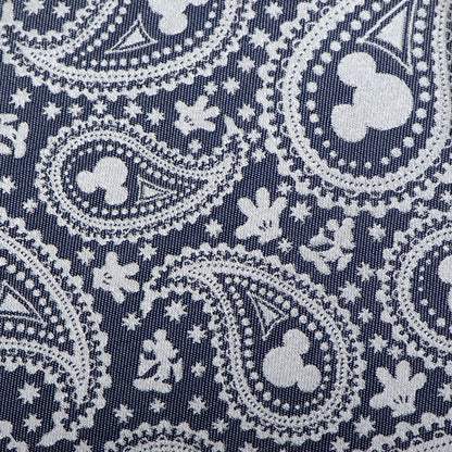 Mickey Mouse Gray Paisley Mens Tie Image 5