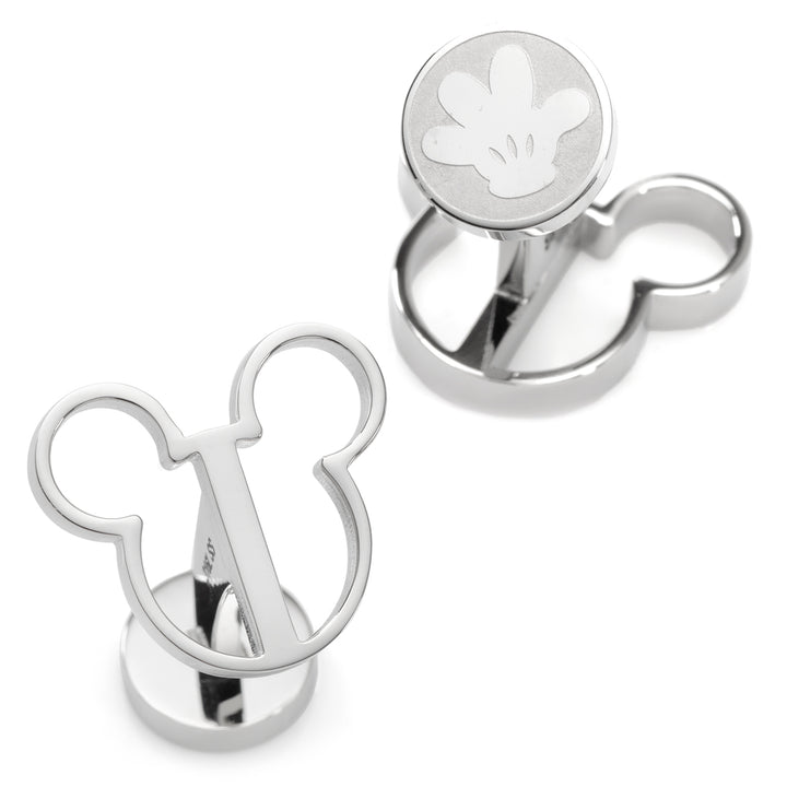 Mickey Mouse Silhouette Cutout Cufflinks Image 2