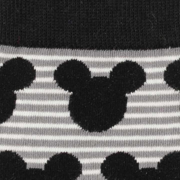Mickey Silhouette Stripe Socks Image 3