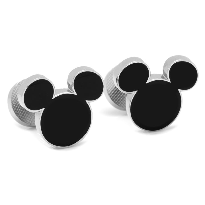 Mickey Mouse Silhouette Cufflinks and Tie Bar Gift Set Image 6