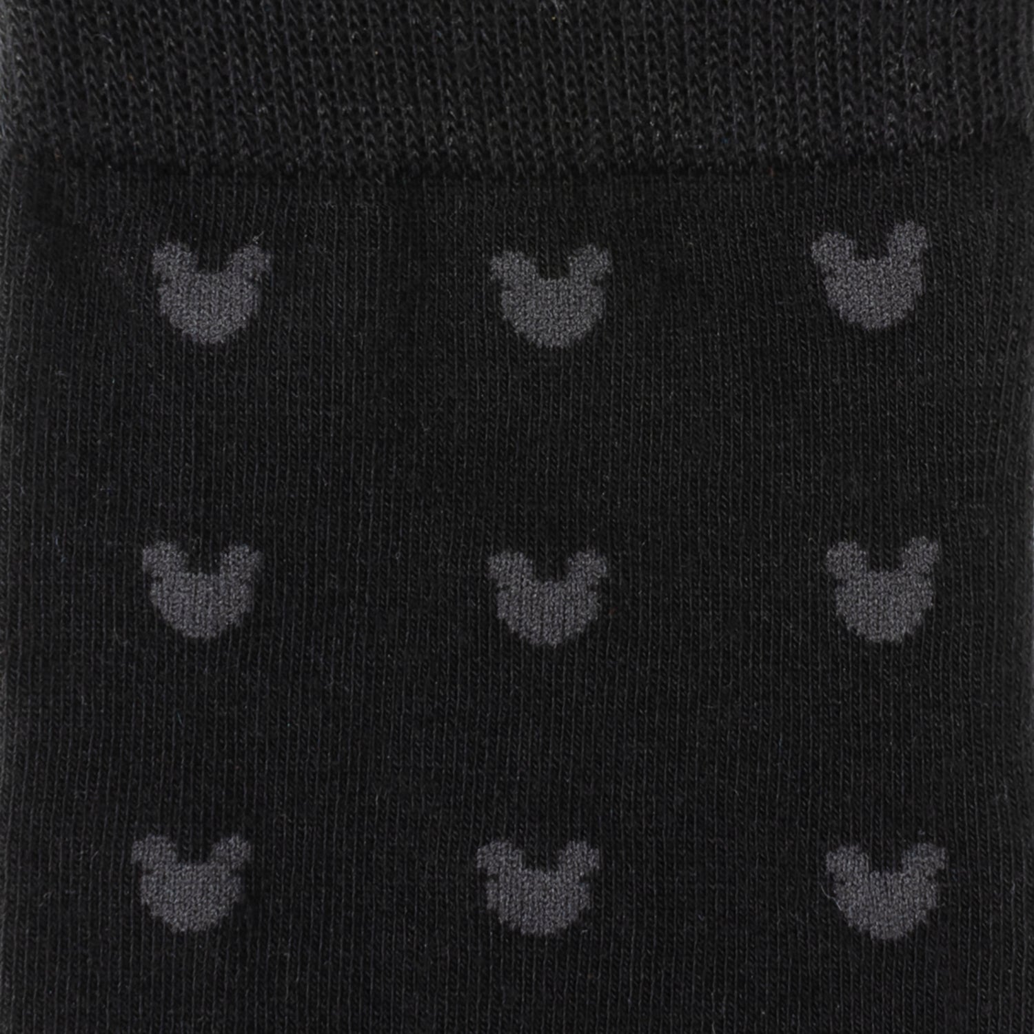 Disney Mickey Mouse Silhouette Motif Black Sock and Mickey Blue Lapel Pin Gift Set Image 3