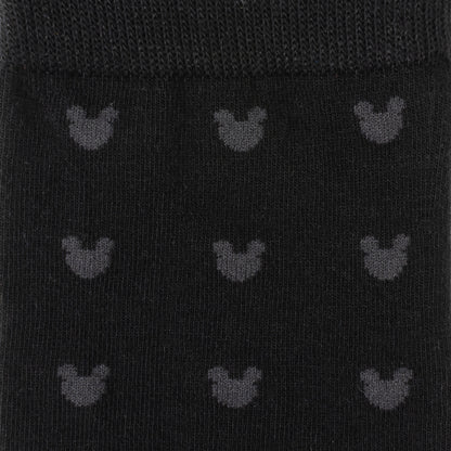 Mickey Silhouette Motif Black Sock and Mickey Blue Lapel Pin Gift Set Image 3