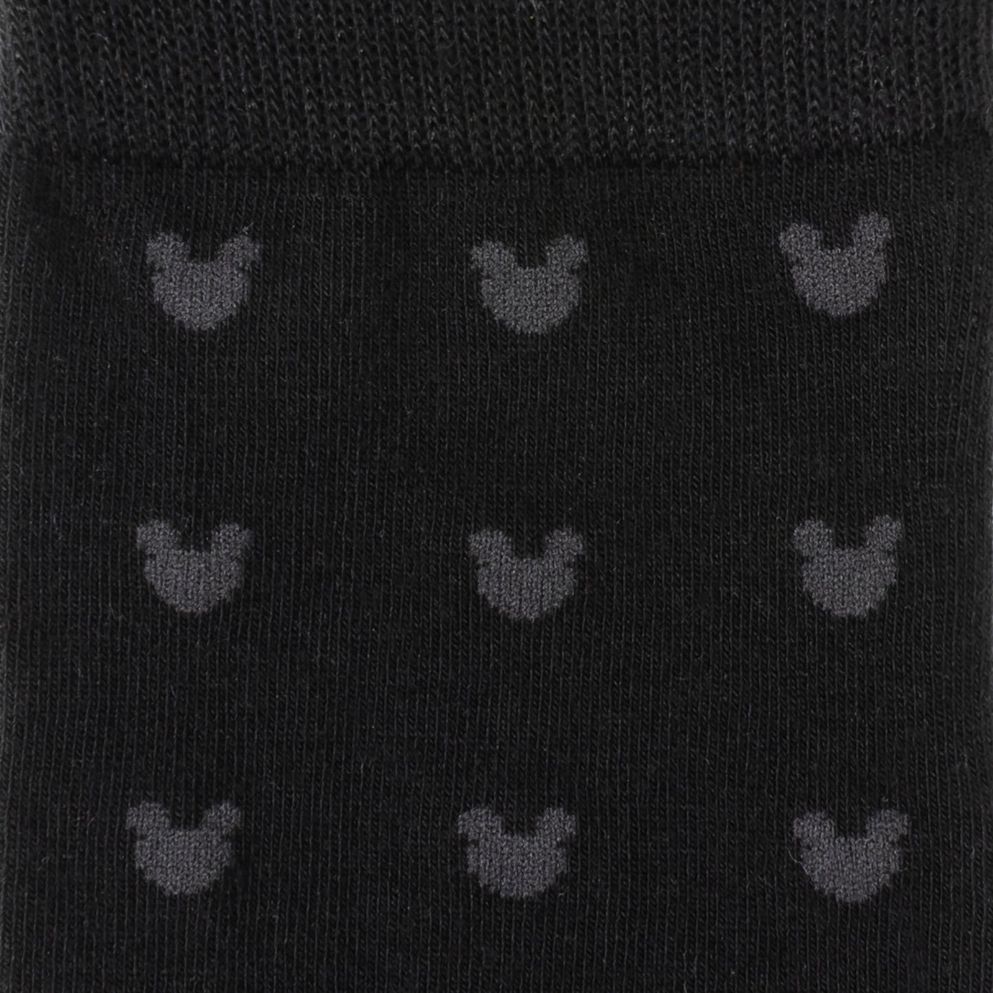 Mickey Silhouette Motif Black Sock and Mickey Blue Lapel Pin Gift Set Image 3