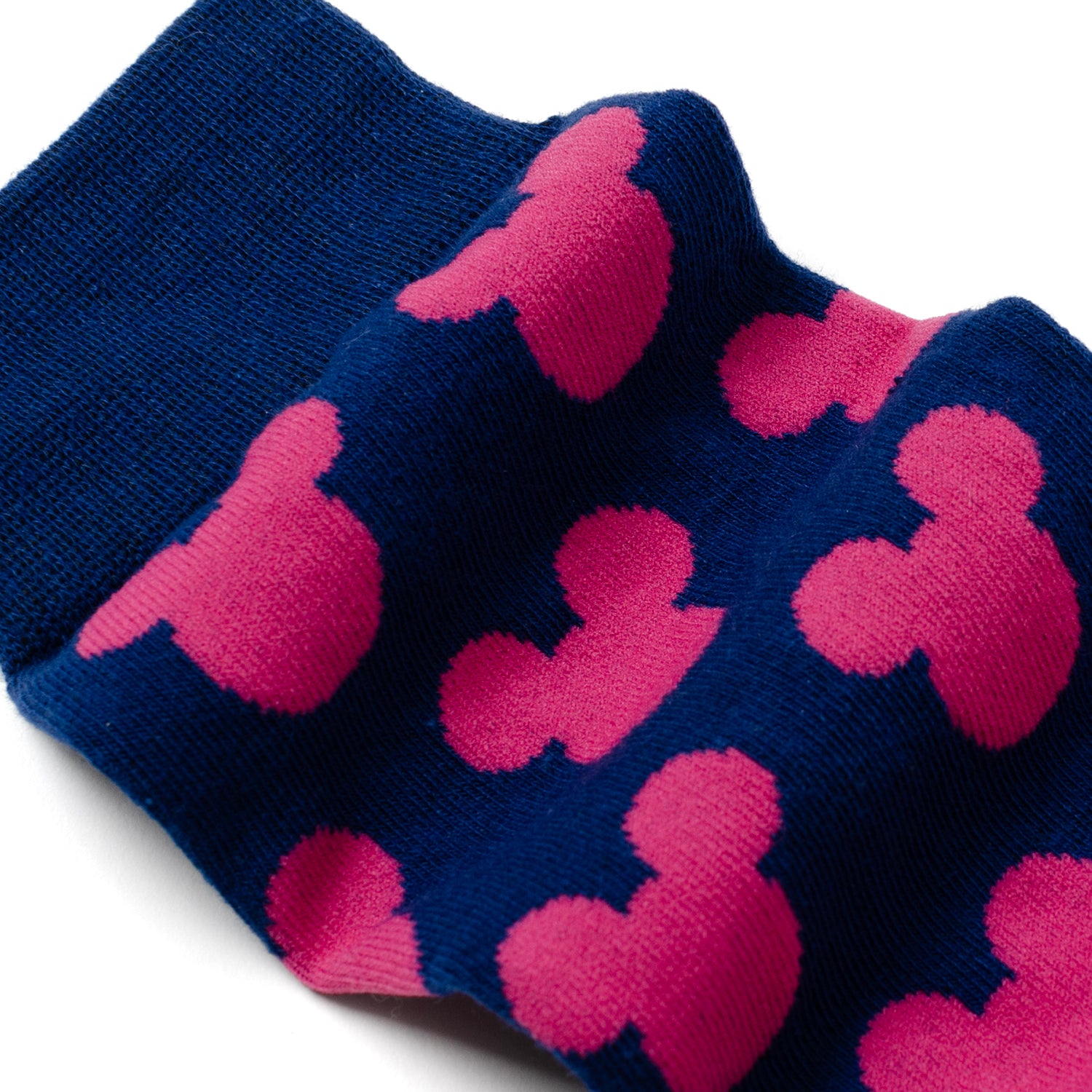 Mickey Silhouette Pink Sock and Mickey Blue Lapel Pin Gift Set Image 4