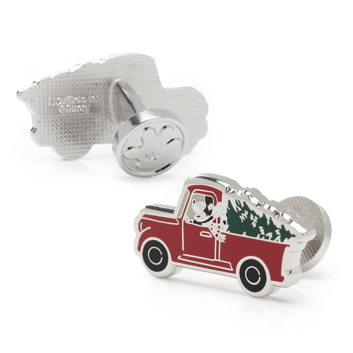 Mickey Mouse Holiday Truck Cufflinks Image 2
