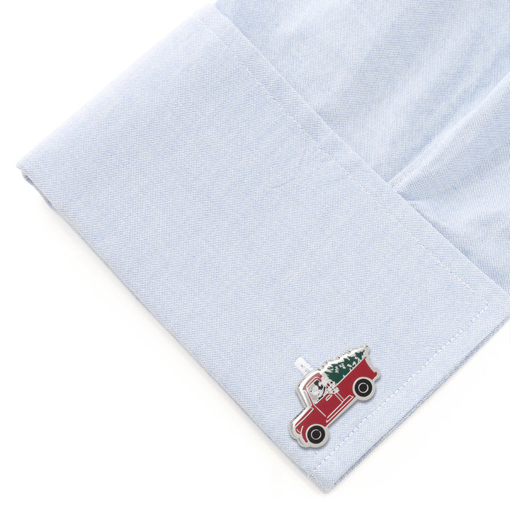 Mickey Mouse Holiday Truck Cufflinks Image 3