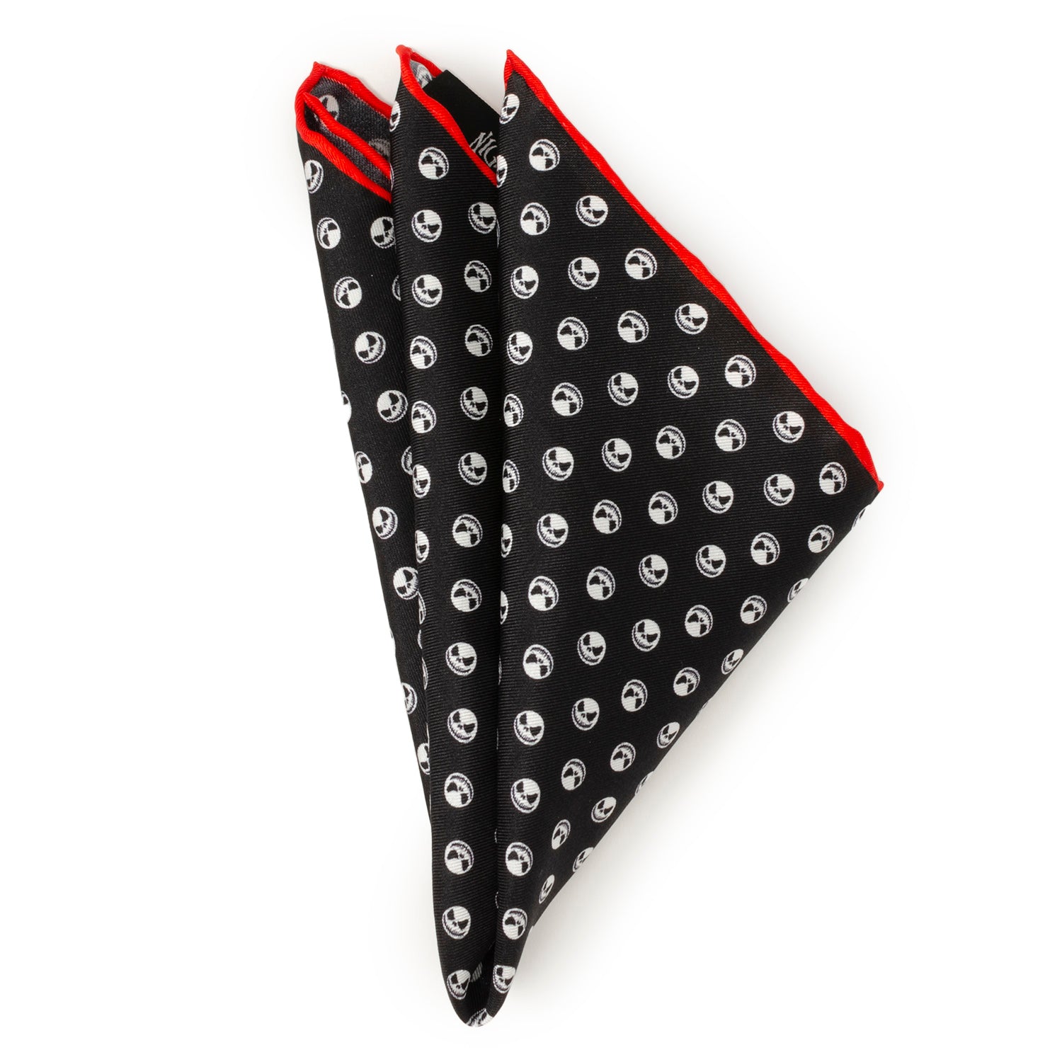 Jack Skellington Men's Black Pocket Square Image 3