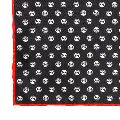 Jack Skellington Men's Black Pocket Square Image 5