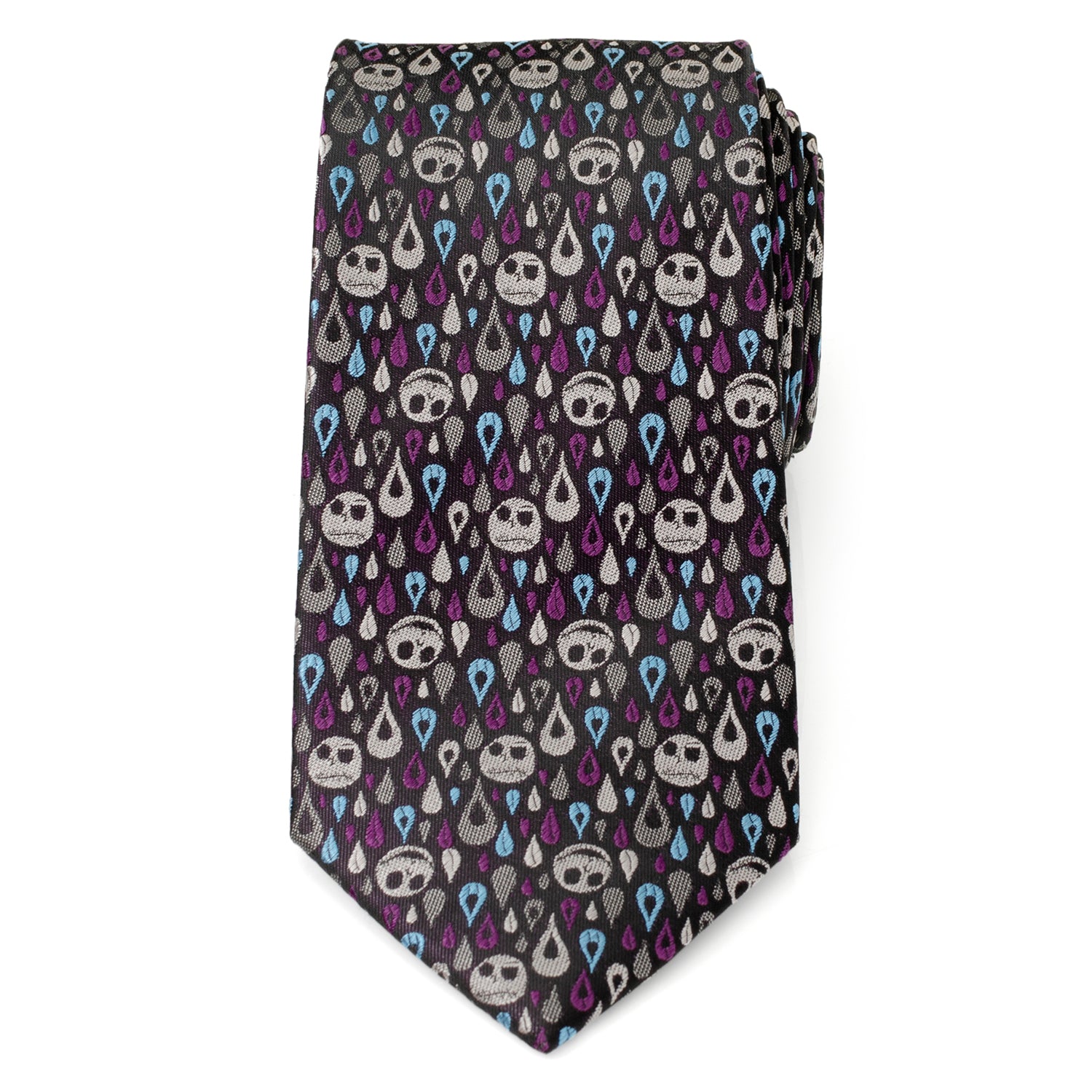 Disney - Nightmare Before Christmas - Jack Skellington Patterned Men's Tie Image 3