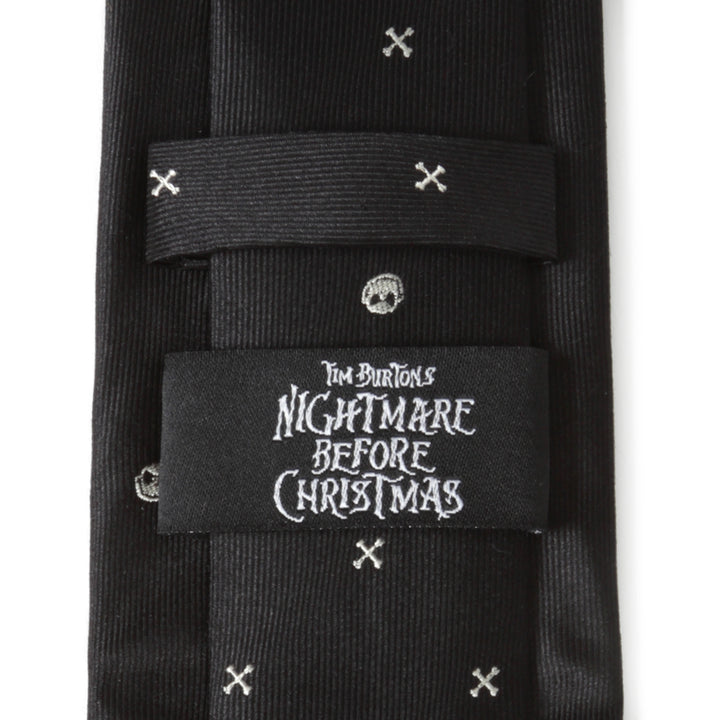 Nightmare Before Christmas Jack Skellington Black Men's Tie Image 4