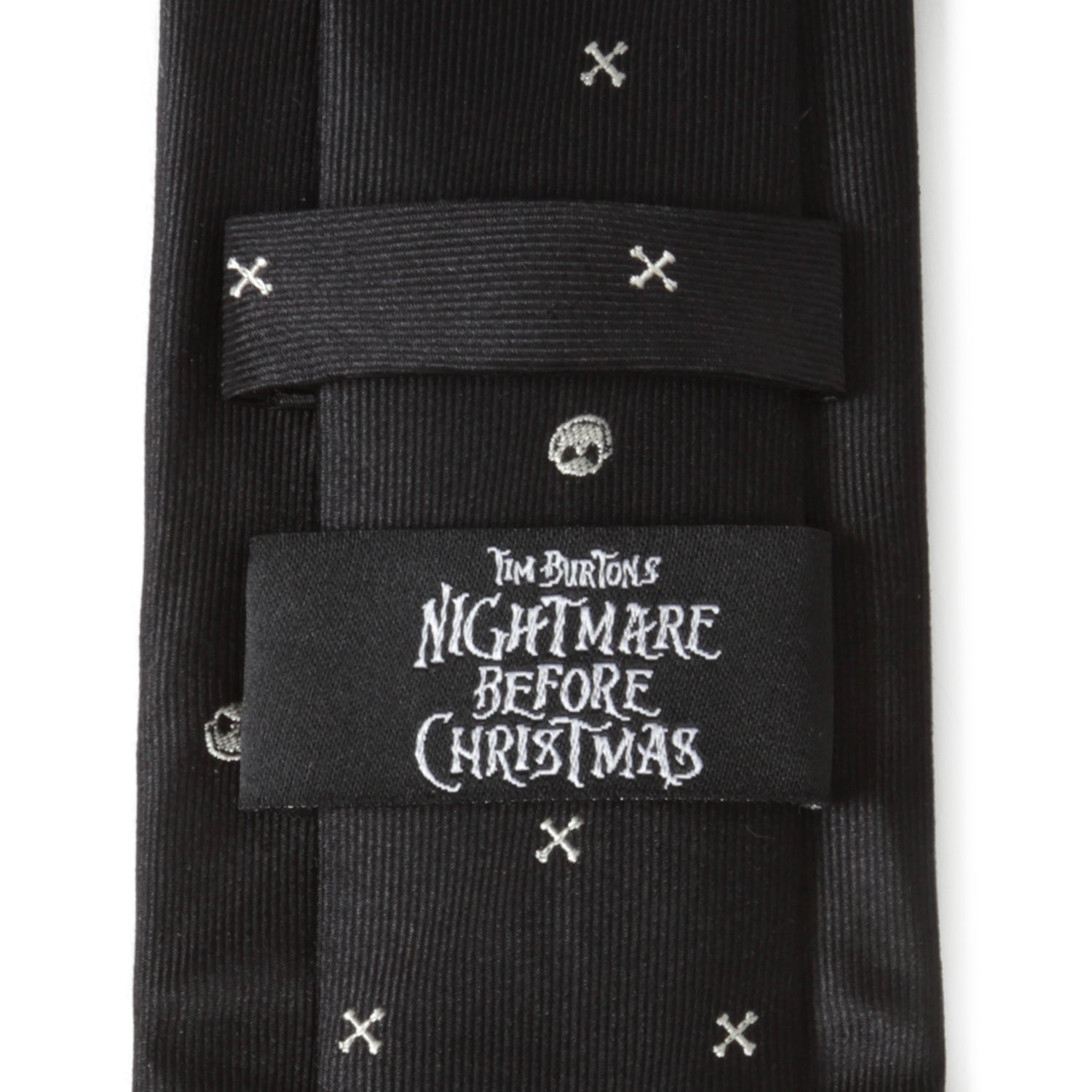 Nightmare Before Christmas Jack Skellington Black Men's Tie Image 4