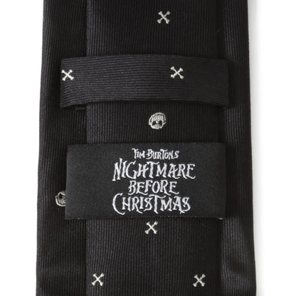 Nightmare Before Christmas Jack Skellington Black Men's Tie Image 4