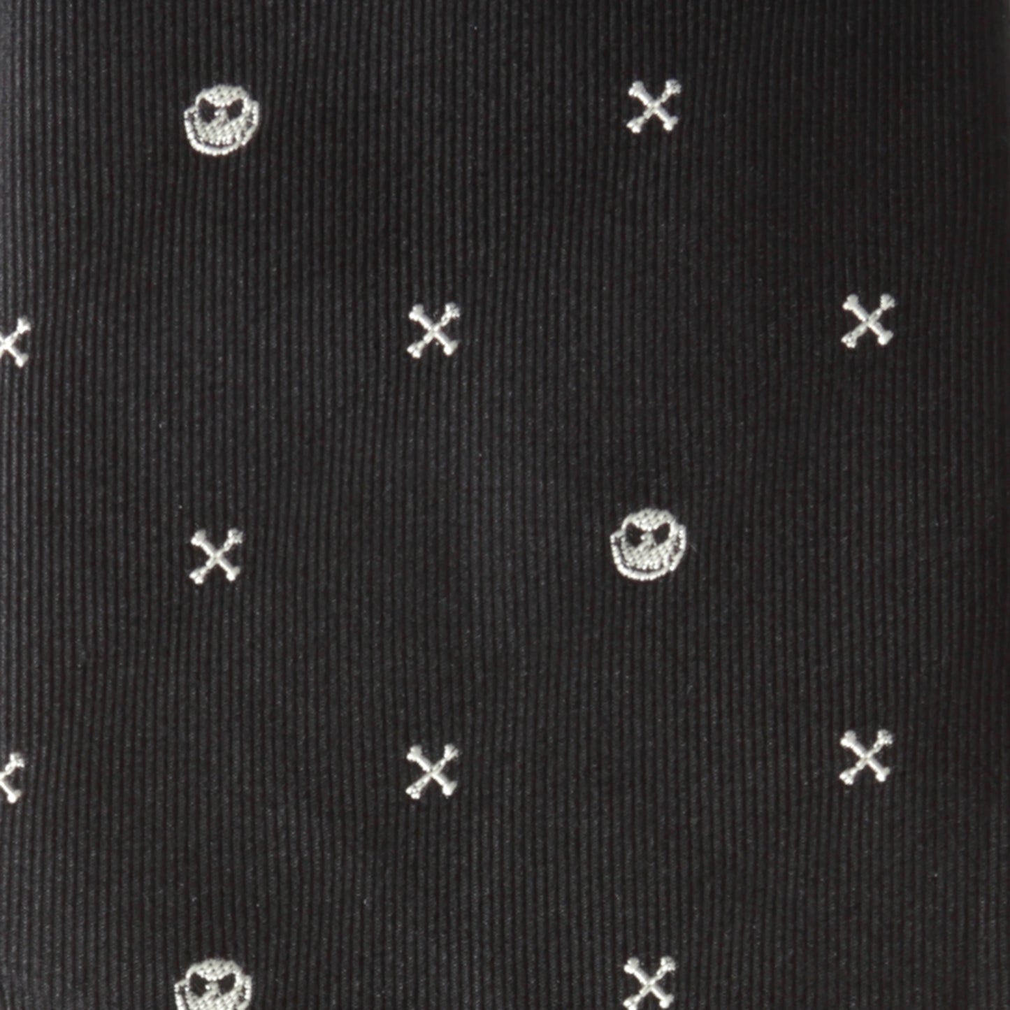 Nightmare Before Christmas Jack Skellington Black Men's Tie Image 5