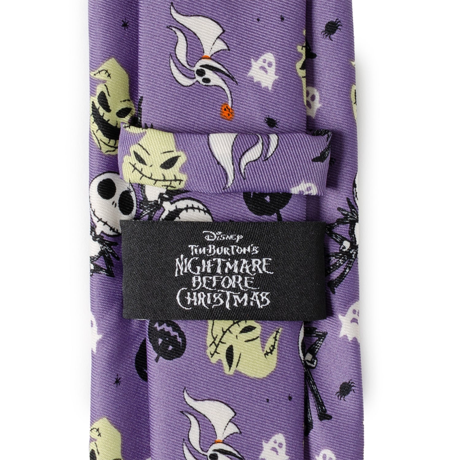 Nightmare Before Christmas Purple Men's Tie Image 4