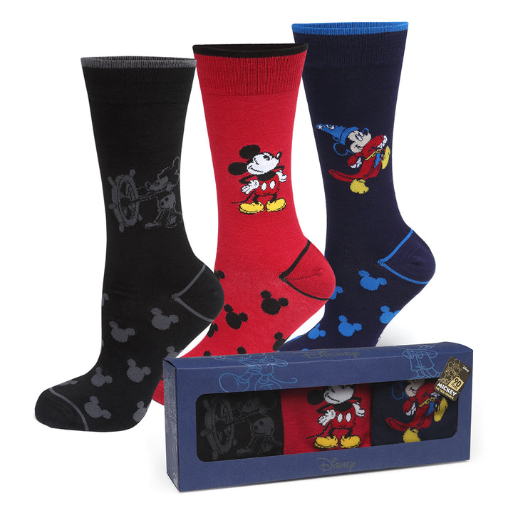 Mickey's 90th Anniversary 3 Pair Socks Gift Set Image 2