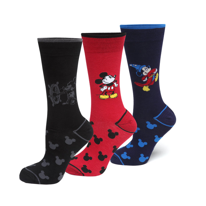 Mickey's 90th Anniversary 3 Pair Socks Gift Set Image 1