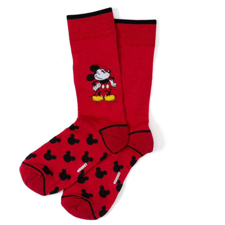 Pie-Eyed Mickey Mouse Red Socks Image 2