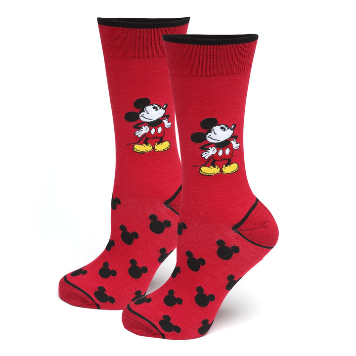 Pie-Eyed Mickey Mouse Red Socks Image 3