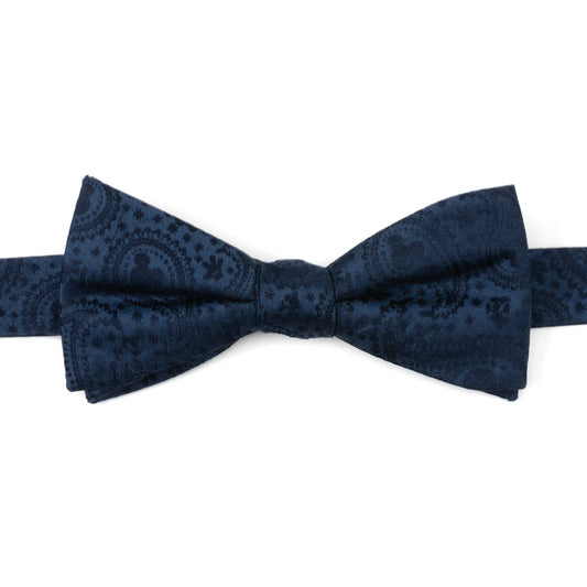 Mickey Mouse Navy Paisley Bow Tie Image 1