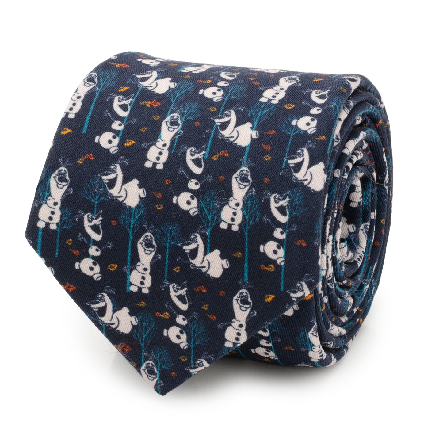 Olaf Navy Pattern Men's Tie Image 1