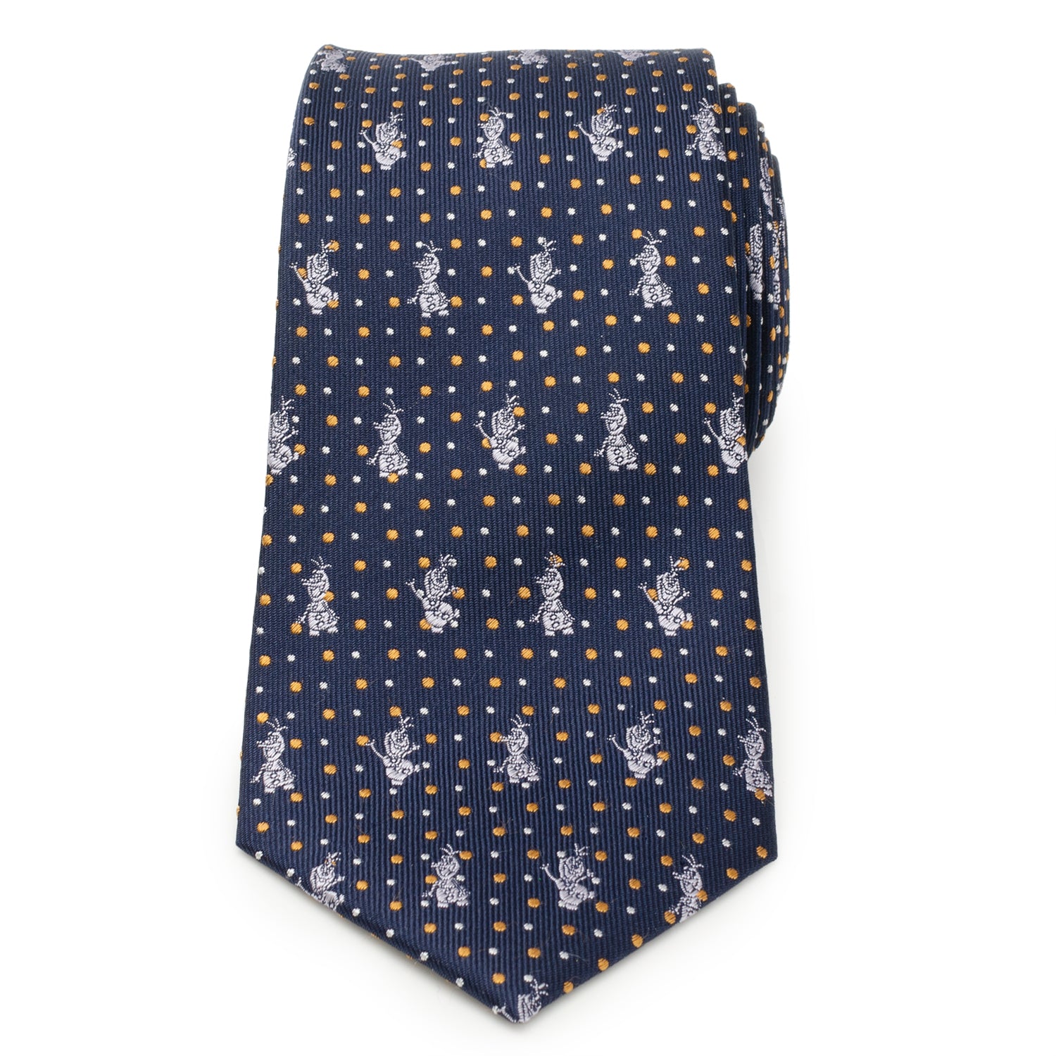 Olaf Dot Motif Men's Tie Image 3