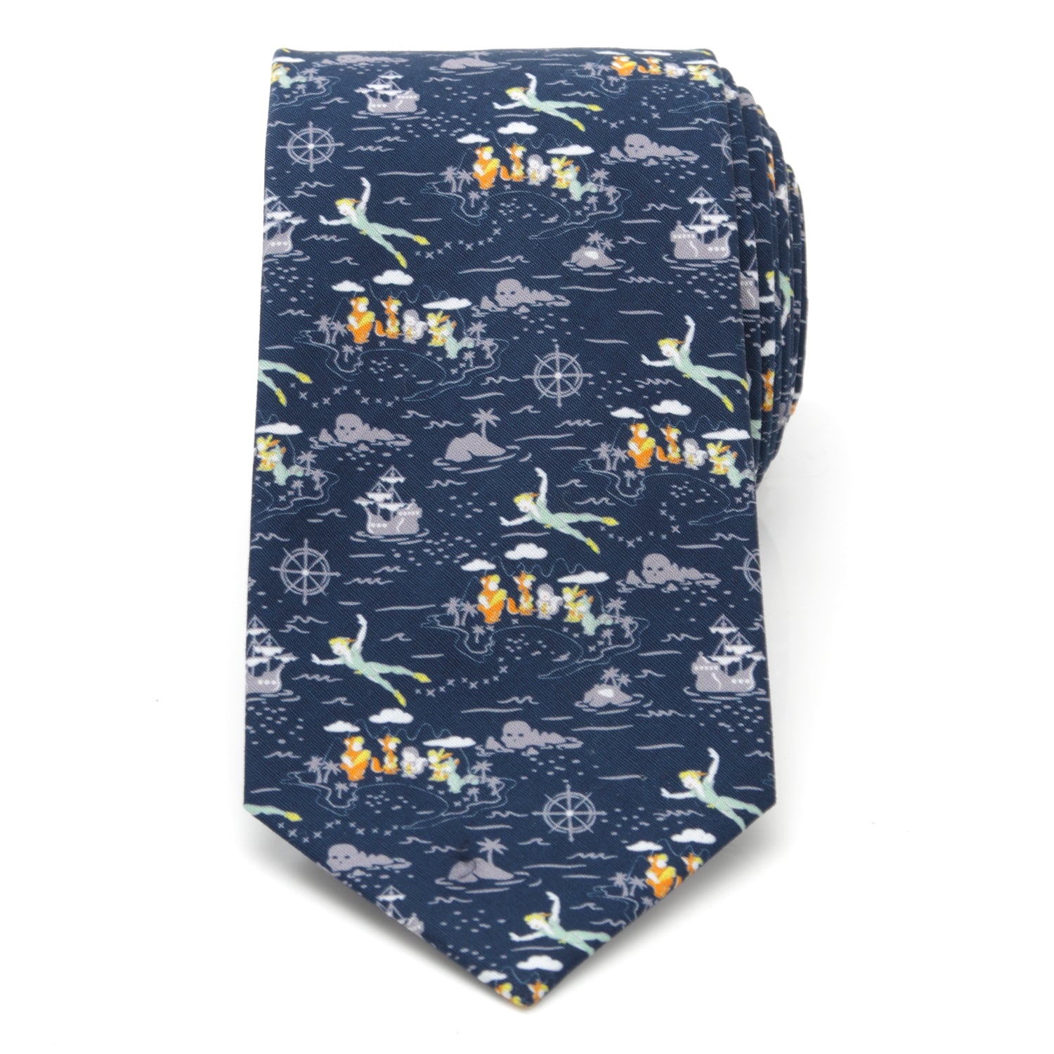 Peter Pan Flying Blue Men's Tie Image 3