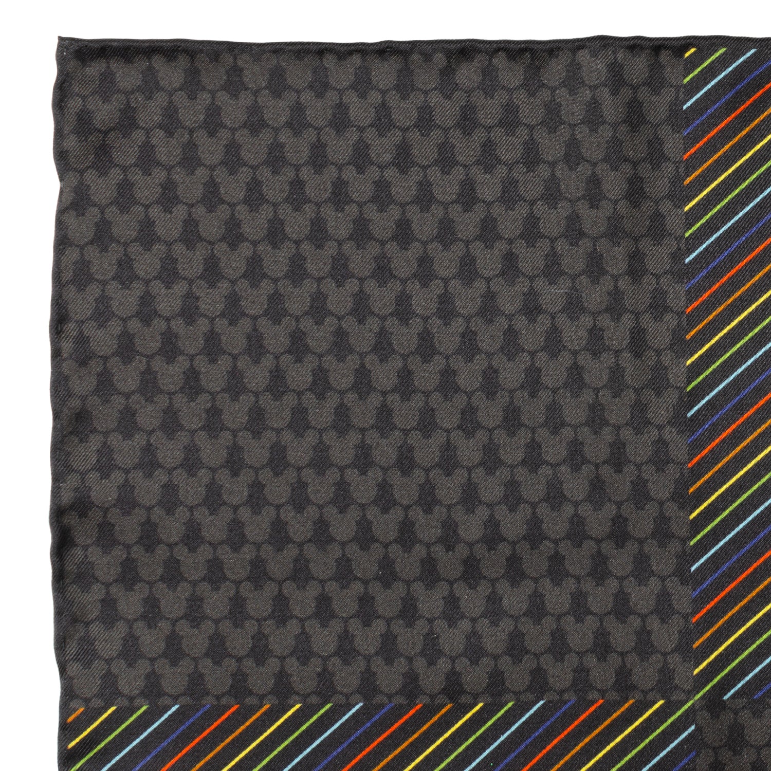 Mickey Silhouette Rainbow Pocket Square Image 5