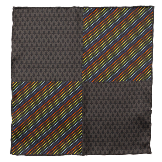 Mickey Silhouette Rainbow Pocket Square Image 1