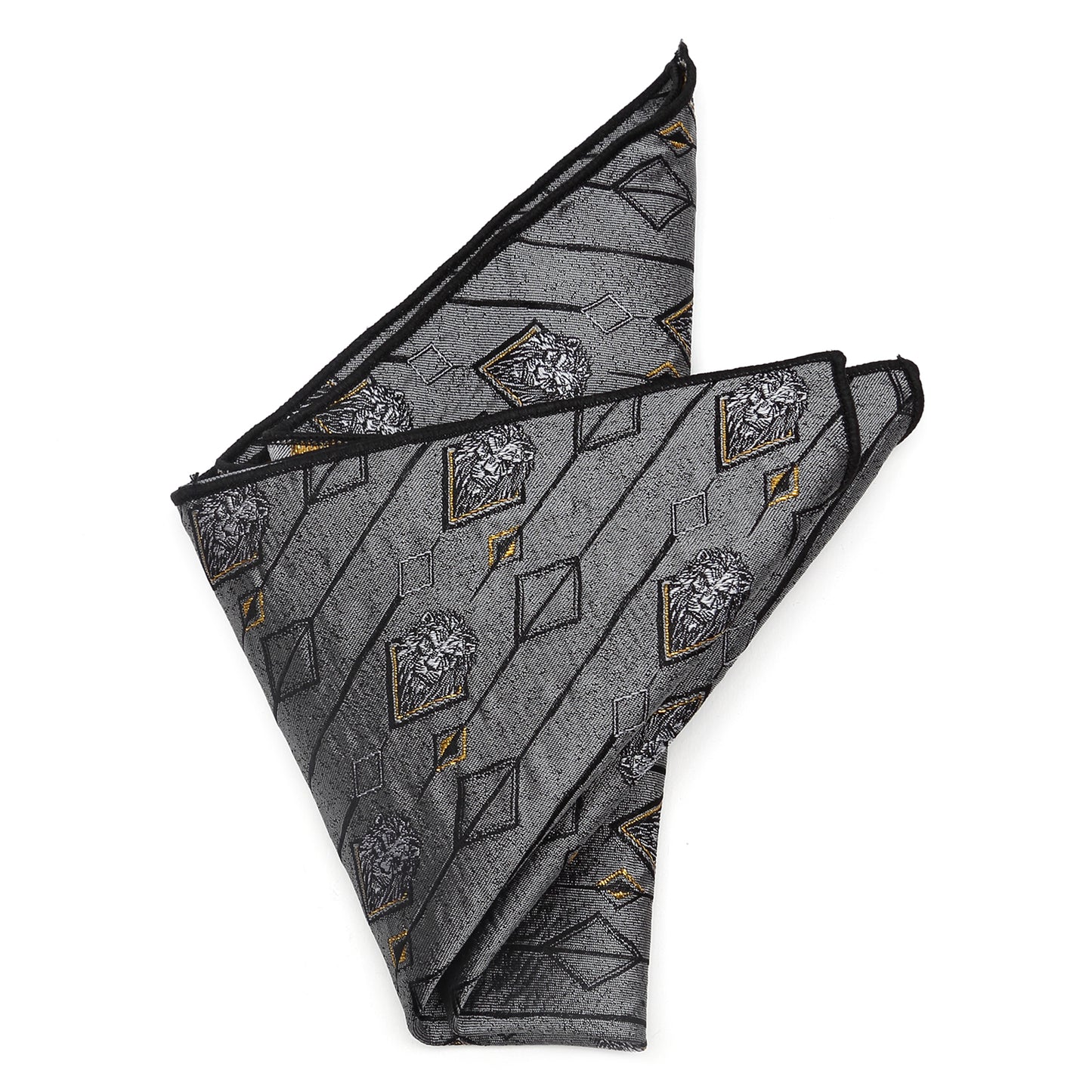 Scar Gray Pocket Square Image 3